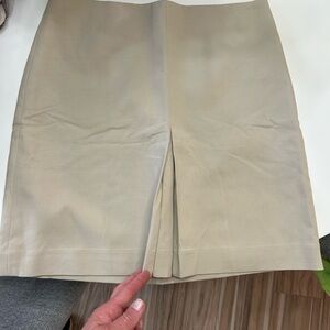 NWT Ann Taylor Beige Knee-Length Skirt